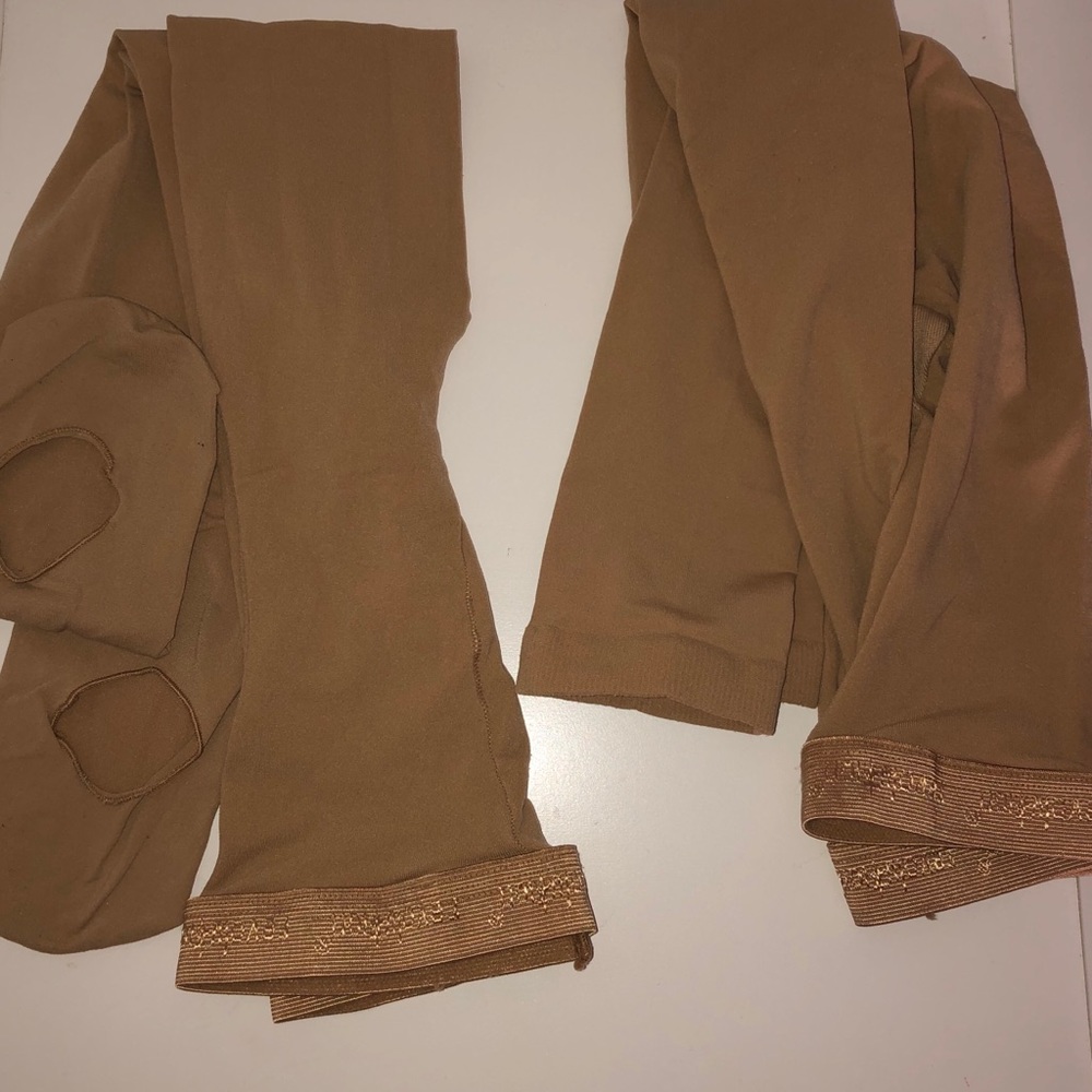 Convertible and Footless Tan Tights